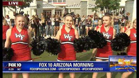 FOX 10 visits Williams Field High School - YouTube