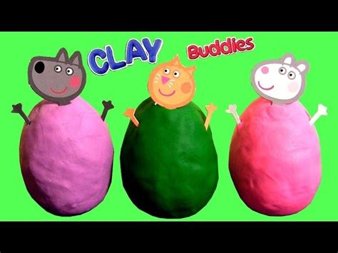 Clay Buddies Peppa Pig Surprise Eggs & Blind Bags Nickelodeon Huevos Sorpresa by Blutoys