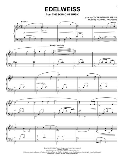 Edelweiss | Sheet Music Direct