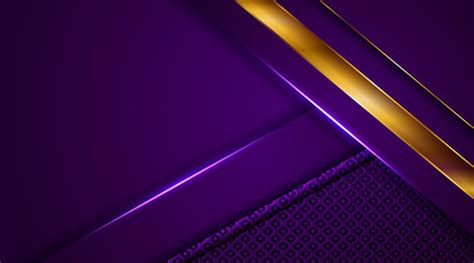 Elegant Purple And Gold Background