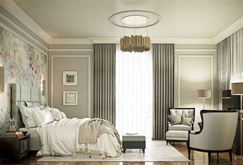 Bedroom in modern classic style