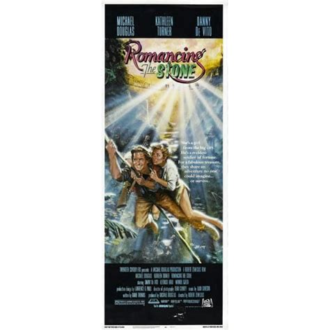 Romancing The Stone Poster Movie Poster Insert 14"X36" - Walmart.com - Walmart.com