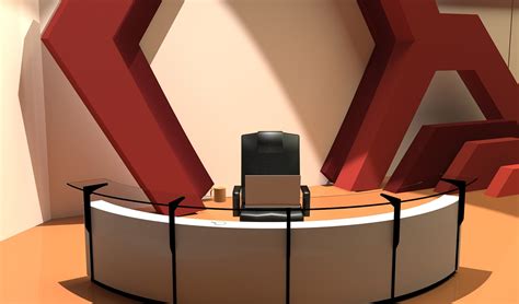 Television Studio Set Design :: Behance