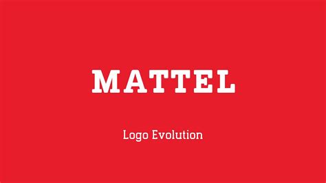 Logo History - Mattel Logo Evolution - YouTube