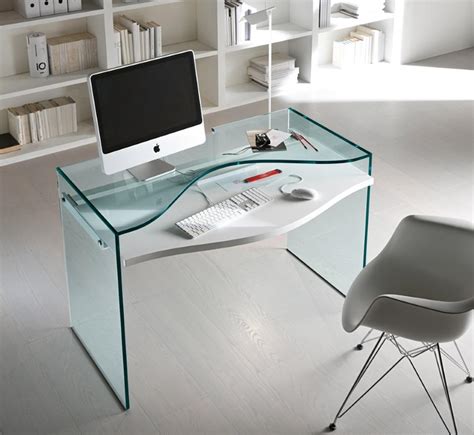 Tonelli Strata Glass Desk | Glass Desks | Home Office Furniture | Tonelli Design