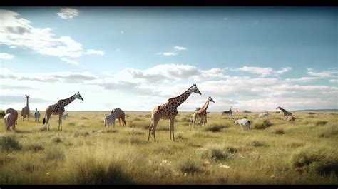 Premium AI Image | african safari landscape