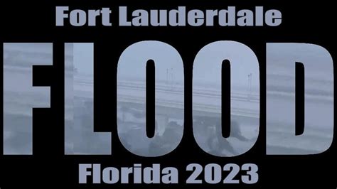 Fort Lauderdale Historic Flooding 2023: Get Back UP! – Trends