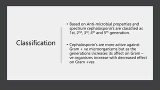 Role Of Third And Fourth Generation Cephalosporin in ICU.pptx