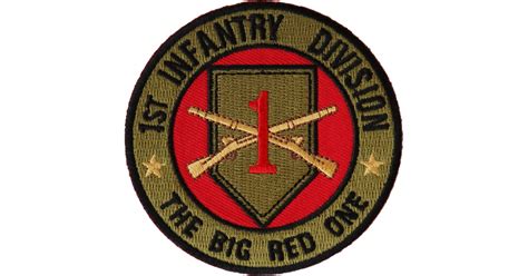 1st Infantry Division Patch The Big Red One by Ivamis Patches