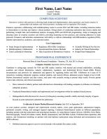 Computer Science Resume Example | TopResume