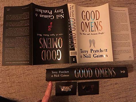 good omens book cover | Good omens book, Book cover, Books