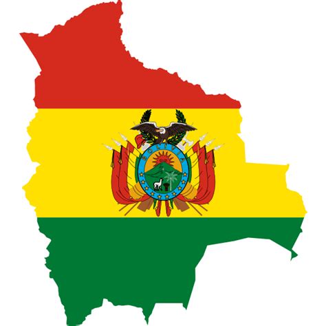 Bolivia flag map | Free SVG