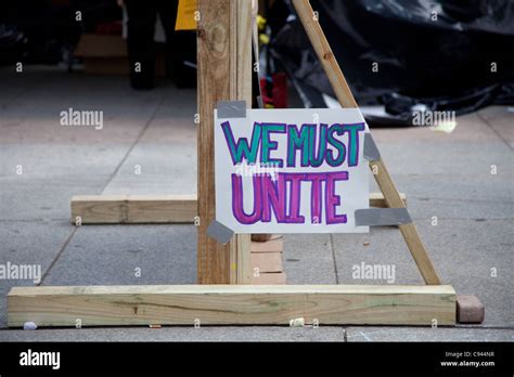 Occupy Wall Street Signs Stock Photo - Alamy