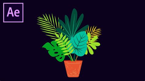 Easy Plant Animation Dynamically in After Effects Tutorial - YouTube