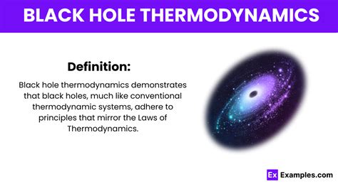 Black hole thermodynamics - Examples, Definition, Formula, FAQ'S