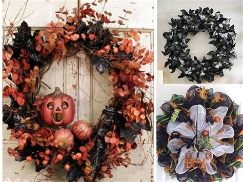 The Best Halloween Wreath Ideas For Non-Crafters! * My Stay At Home ...