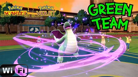 FULL GREEN POKEMON TEAM! Pokémon Scarlet/Violet Wi-Fi Battle - YouTube