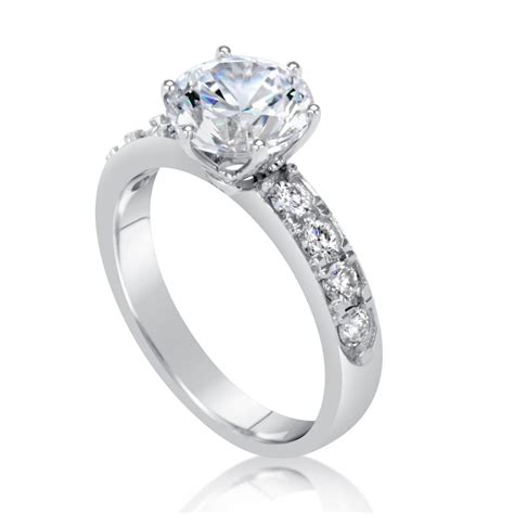 2.70 Ct Round Cut Diamond Solitaire Engagement Ring | Ara Diamonds