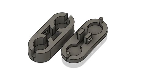 Blind chain connector / spojka na řetízek žaluzií by Wajpie | Download free STL model ...