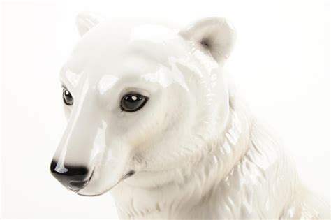 Italian Ceramic Polar Bear Figure | EBTH