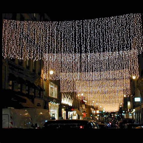 Connectable Invisible Led Cascading Curtain Fairy Lights In Curtain For Outdoor Street ...