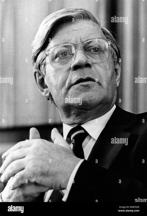 Helmut Schmidt, Federal Chancellor Stock Photo - Alamy