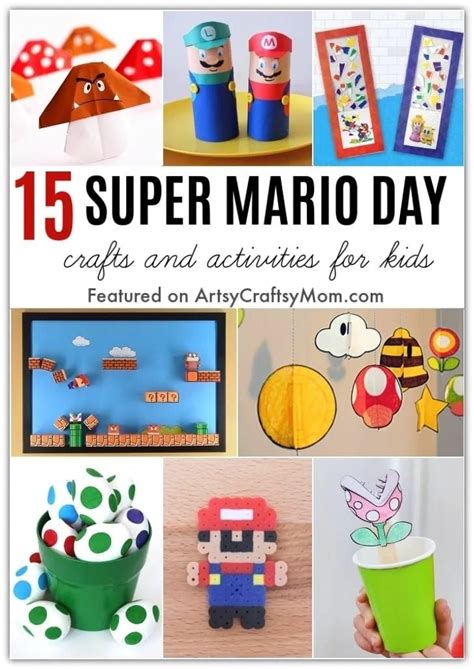 15 Fun Super Mario Crafts and Activities | Mario crafts, Super mario birthday party, Super mario ...