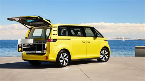 Volkswagen's New ID Buzz EV Van Already Has a Slide-In Camper Unit