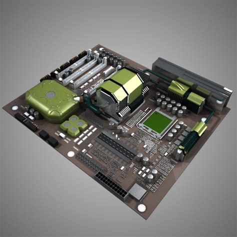 Motherboard 3D Models for Download | TurboSquid