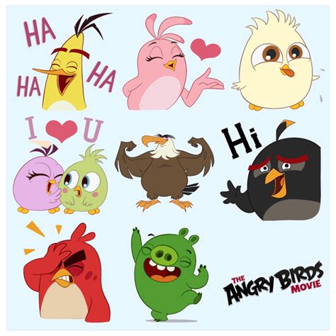 GIF facebook stickers angry birds - animated GIF on GIFER