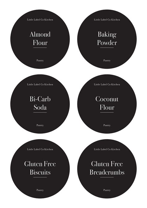 Gluten Free Pantry Stickers (24 Labels) - Classic Design | Vinyl sticker labels, Vinyl labels ...