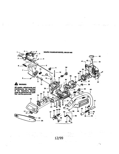 Craftsman 18 42cc Chainsaw Parts Manual