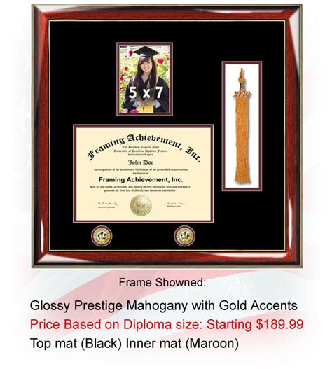 College tassel diploma frame tassel document high school 5 x 7 frame