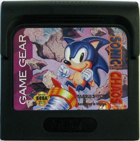 Sonic the Hedgehog Chaos (1993) Game Gear box cover art - MobyGames