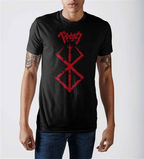 Berserk Black Graphic T-Shirt You have now been marked with the Brand of Sacrifice. This vibrant ...