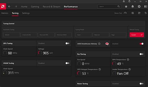 Amd Adrenalin starts in standard instead of custom settings,tuning | TechPowerUp Forums