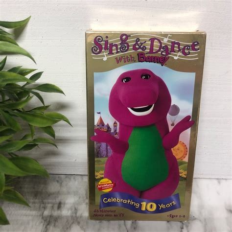 Barney home video | Toys | Sing And Dance With Barney Vhs 998 Home Movie Tape | Poshmark