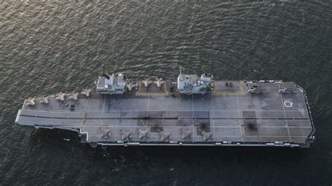 HMS Queen Elizabeth fully loaded with F-35Bs ready for exercise ...