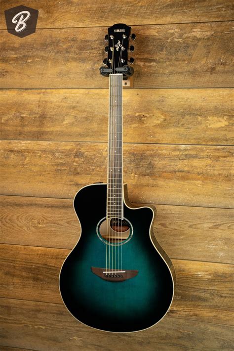 Yamaha APX600 Thinline Acoustic Electric in Oriental Blue Burst - 600600600088