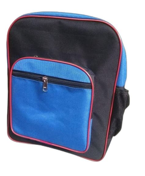 Plain Unisex Nylon Zipper Closure Backpack Bag, Bag Capacity: 4 kg at Rs 95/piece in Mumbai