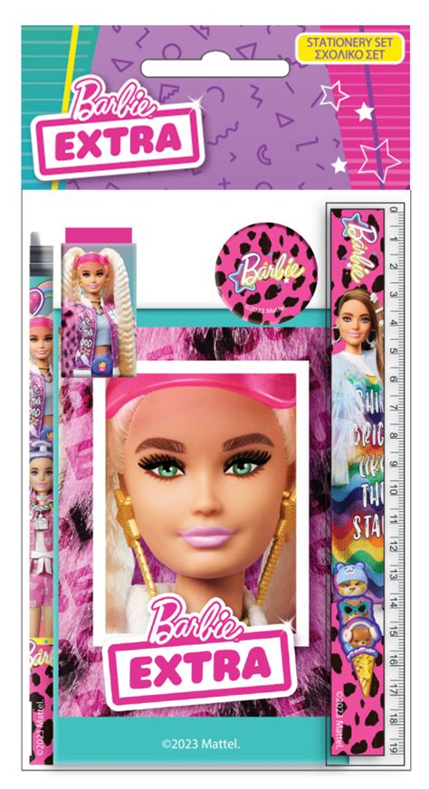 Barbie Extra Stationery Set of 5 - Javoli Disney Online Store - Javoli
