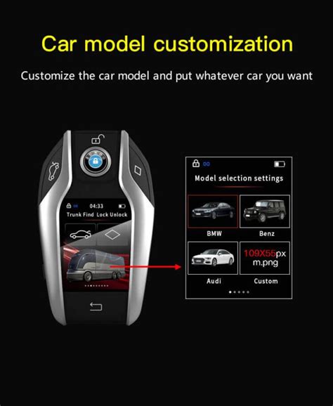 AUTOBAHN Car Smart key HD Touch screen Keyless entry New