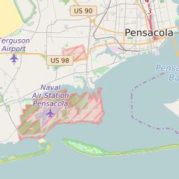 Pensacola Zip Code Map - California southern Map