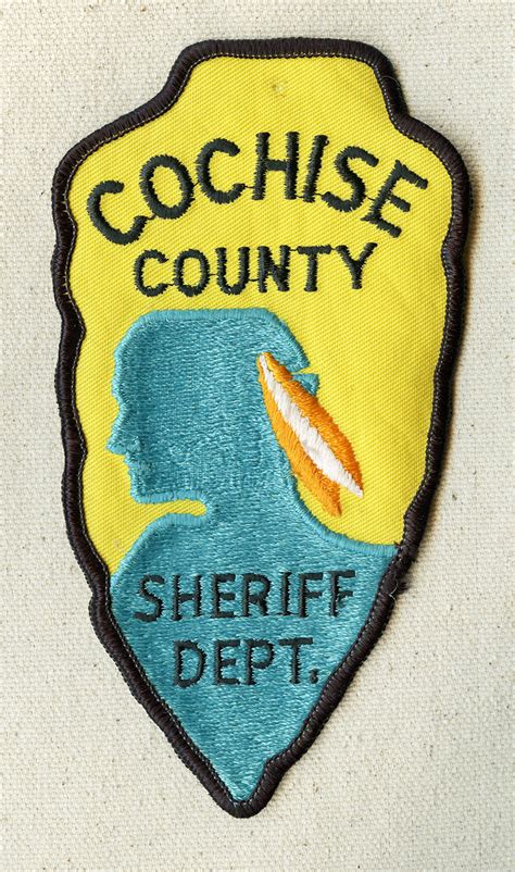 1970's Cochise County, Arizona Sheriff Dept. Uniform Patch: Flying ...