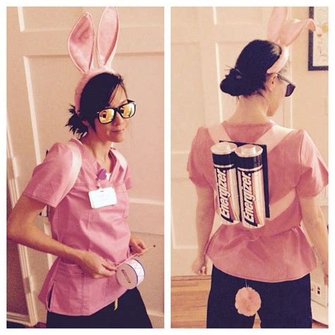 My DIY halloween costume for work; hence the scrubs i’m wearing. The batteries… | Halloween ...