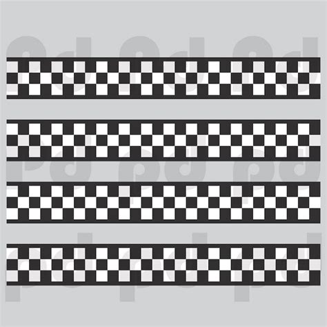 Checkered Flag Border in 2020 | Sports wall decals, Sports wall, Wall mural decals