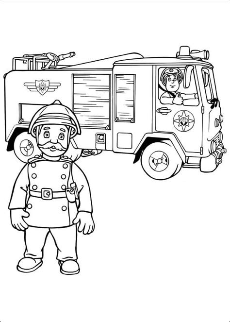 Fireman Sam Coloring Pages - Free Printable Coloring Pages for Kids