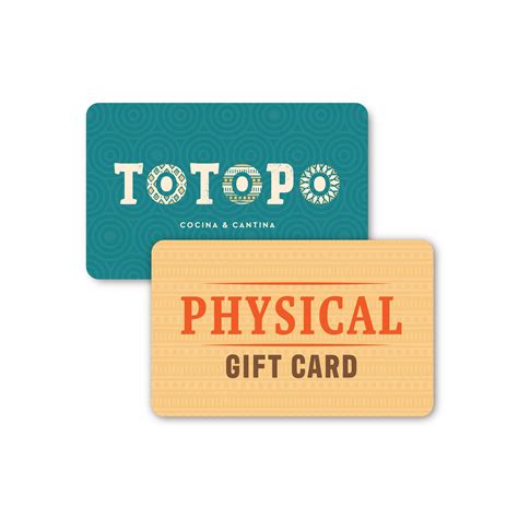 TOTOPO Gift Card! — Totopo