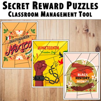 Secret Reward Puzzle - Classroom Management System - Classroom Reward