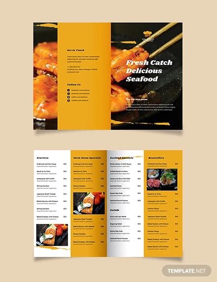 47+ Restaurant Brochure Templates - PSD, EPS, AI, InDesign, Word, PDF Format Download! | Free ...